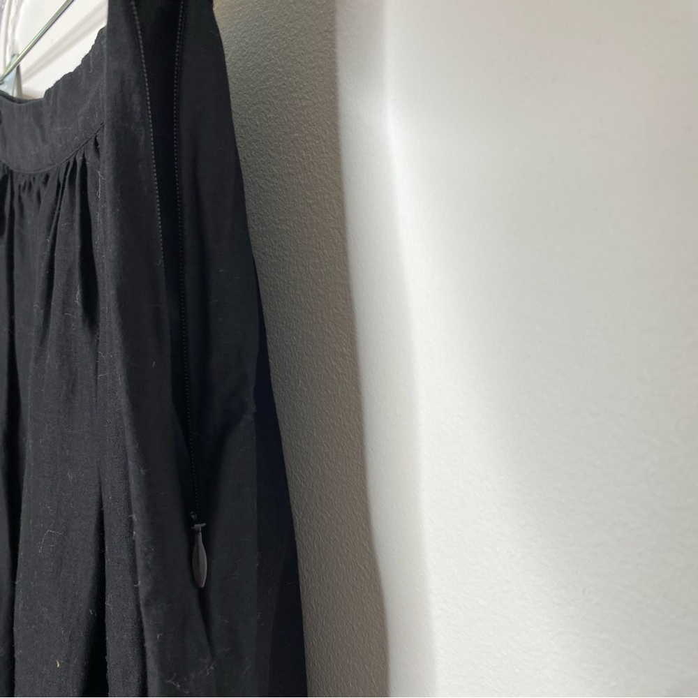 GAP Black Eyelet Cotton Midi Skirt - Picture 5 of 11